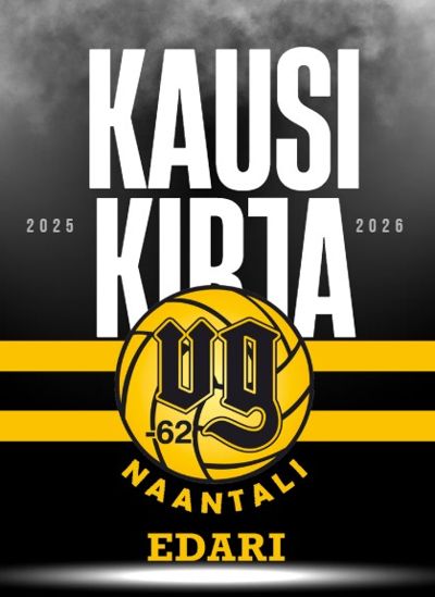 VG-62 EDUSTUSJÄÄKIEKKO kausikirja – urheilujulkaisun painatus Offset-House Oy