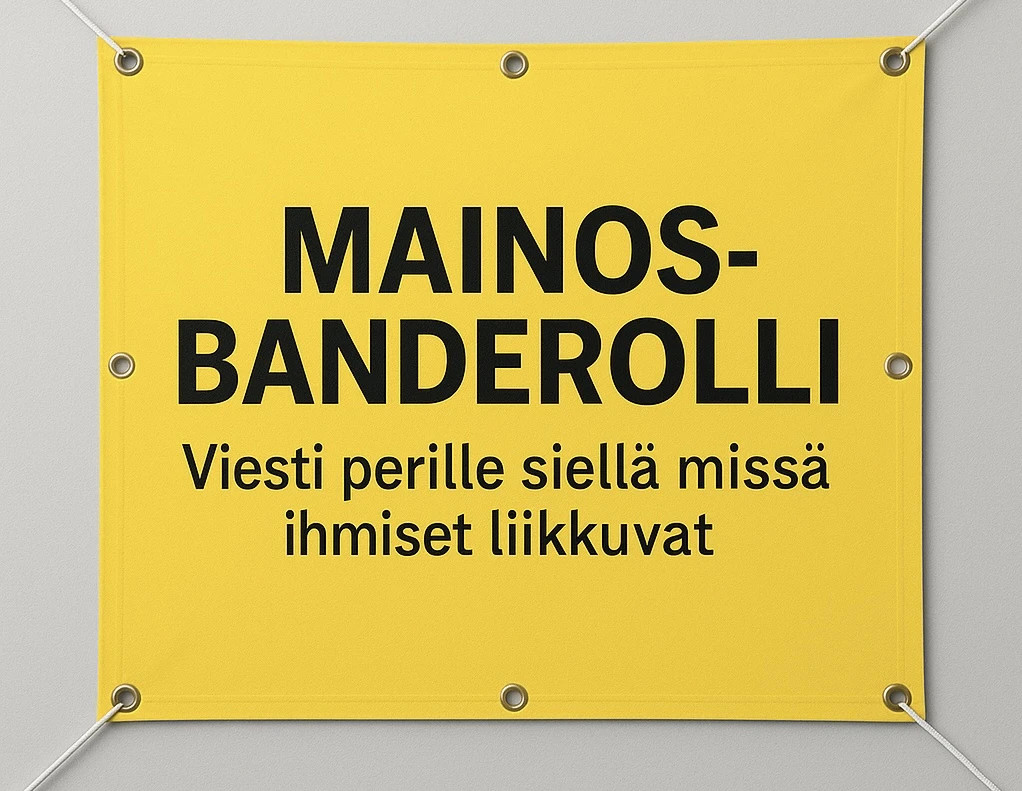 BANDEROLLIT TUOVAT NÄKYVYYTTÄ