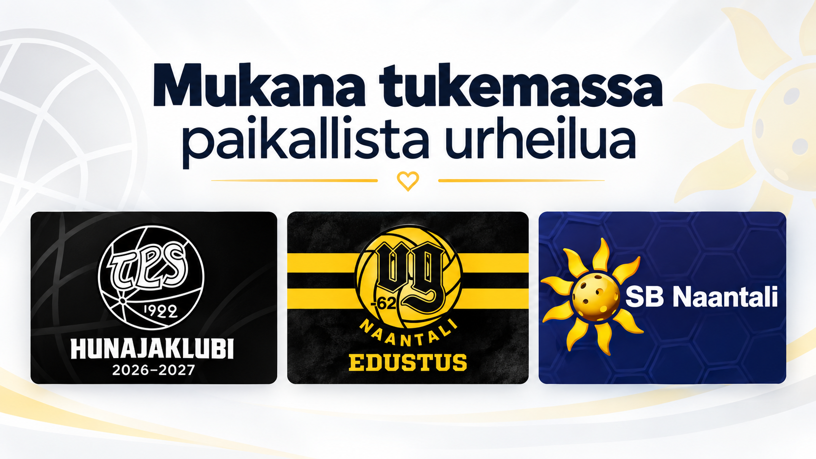 Offset-House Oy / Painotalo Turku on mukana tukemassa paikallista urheilua ja seuratoimintaa. Yhteistyökumppaneitamme ovat TPS Hunajaklubi, VG-62 Edustus ja SB Naantalin miesten edustusjoukkue.
